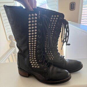 Steve Madden Studded Combat Boots